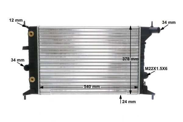 Mahle Original Radiateur CR 635 000S