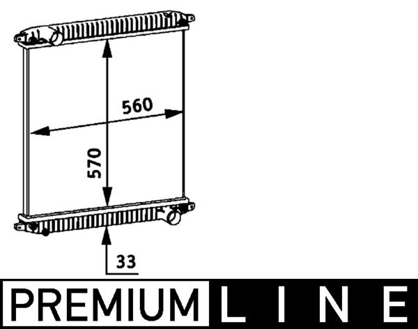 Radiateur Mahle Original CR 703 000P