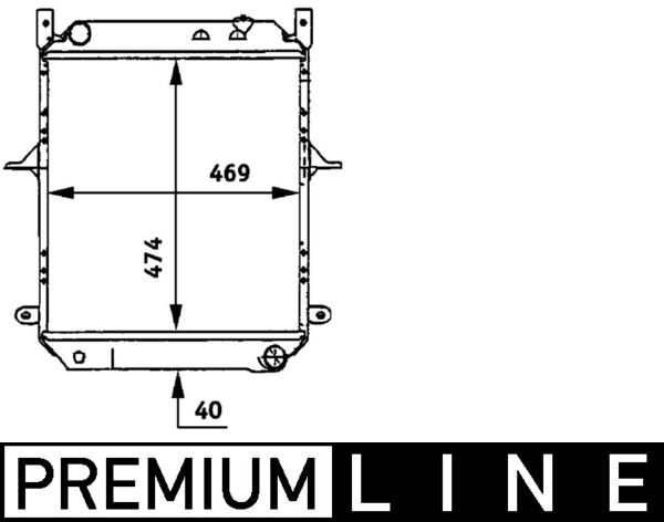 Radiateur Mahle Original CR 721 000P