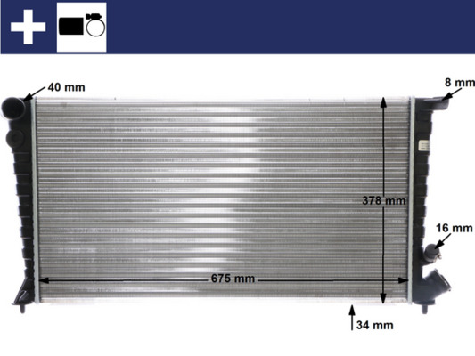 Radiateur Mahle Original CR 750 000S