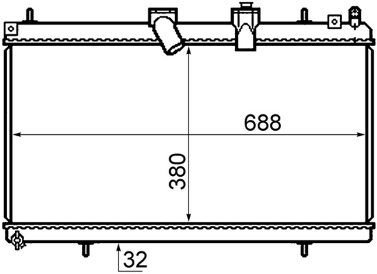 Radiateur Mahle Original CR 802 000S