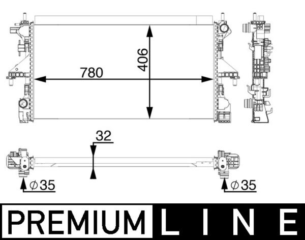 Radiateur Mahle Original CR 806 000P