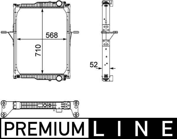 Radiateur Mahle Original CR 822 000P