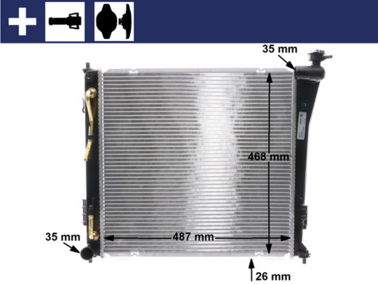 Radiateur Mahle Original CR 847 000S