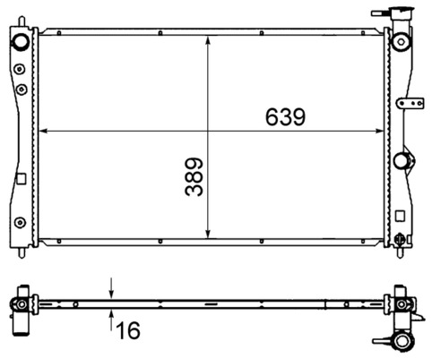 Radiateur Mahle Original CR 858 000S