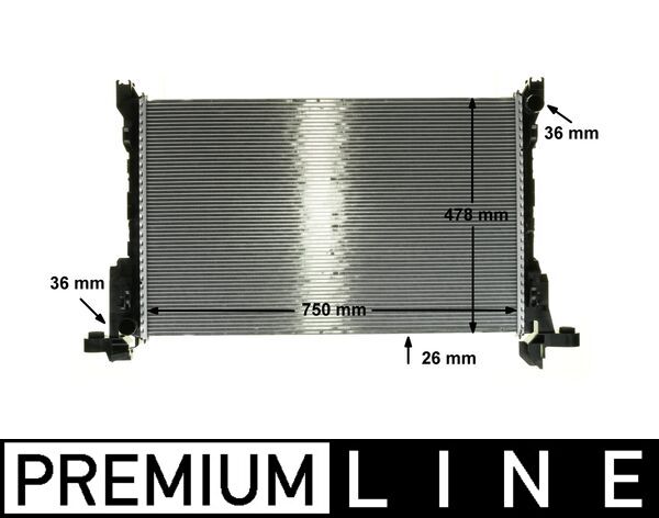 Radiateur Mahle Original CR 86 000P