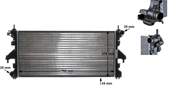 Radiateur Mahle Original CR 886 000S