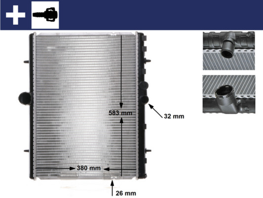 Radiateur Mahle Original CR 889 000S