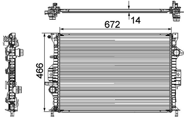 Radiateur Mahle Original CR 906 000P