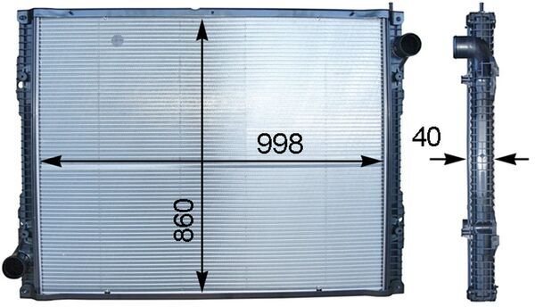 Mahle Original Radiateur CR 916 000P
