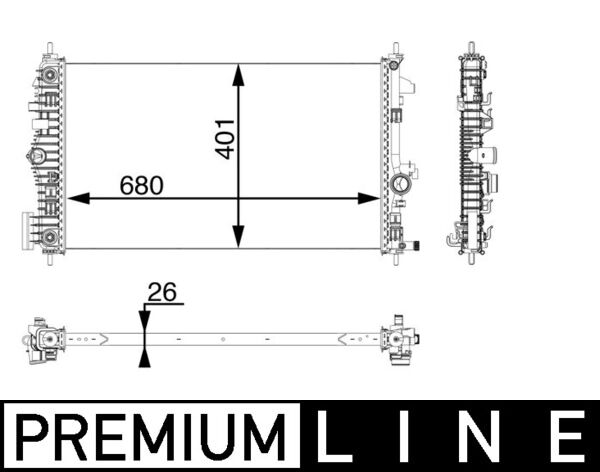 Radiateur Mahle Original CR 927 000P