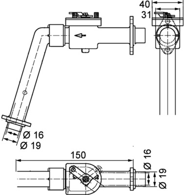 Mahle Original Kachelkraan /Koelvloeistof regelklep CV 7 000P