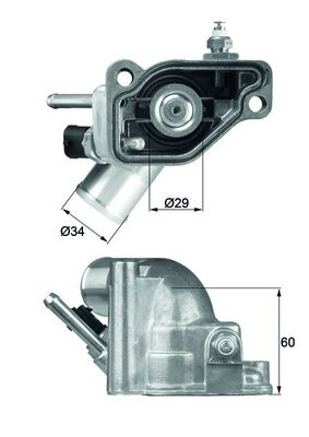 Thermostaat Mahle Original TI 5 92