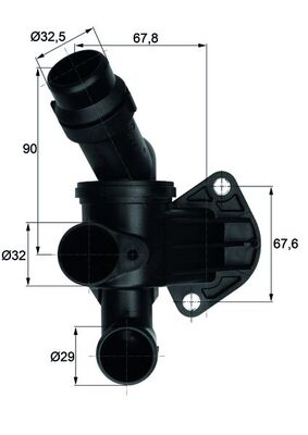 Thermostaat Mahle Original TI 7 87