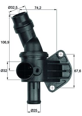 Thermostaat Mahle Original TI 8 87