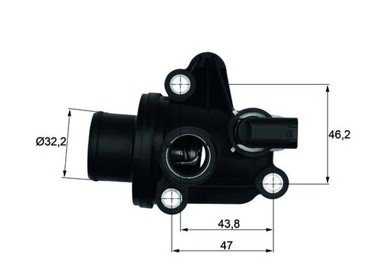 Thermostaat Mahle Original TI 12 87