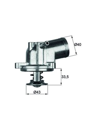 Thermostaat Mahle Original TI 21 87