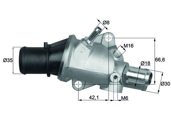 Thermostaat Mahle Original TI 138 88