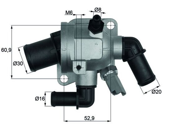 Thermostaat Mahle Original TI 173 88