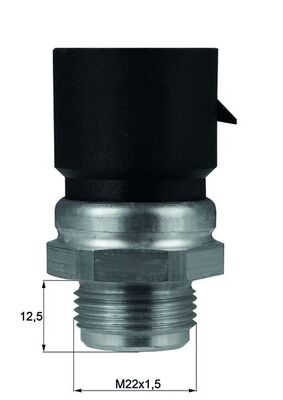 Temperatuurschakelaar Mahle Original TSW 36D