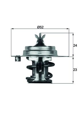 Thermostaat Mahle Original TX 7 83D