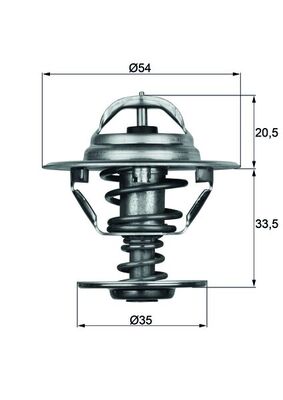 Thermostaat Mahle Original TX 8 83D