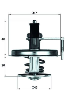 Thermostaat Mahle Original TX 22 84D