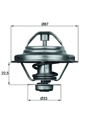 Thermostaat Mahle Original TX 24 87D