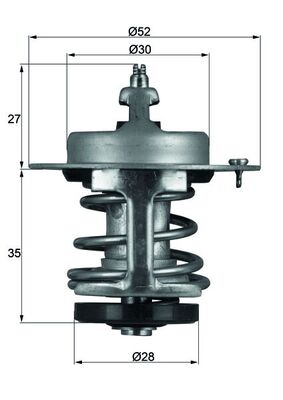 Thermostaat Mahle Original TX 69 79