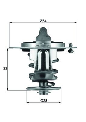 Thermostaat Mahle Original TX 72 82