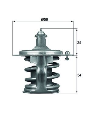 Thermostaat Mahle Original TX 79 78D