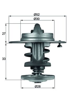 Thermostaat Mahle Original TX 80 83