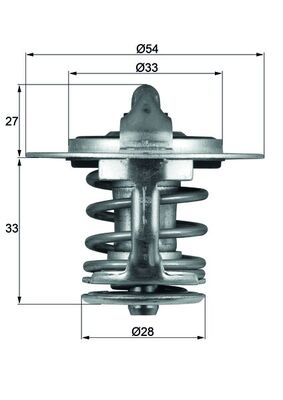 Thermostaat Mahle Original TX 84 77