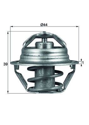 Thermostaat Mahle Original TX 90 87D