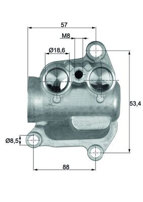 Thermostaat Mahle Original TO 12 100