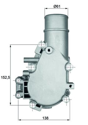 Thermostaat Mahle Original TI 136 84