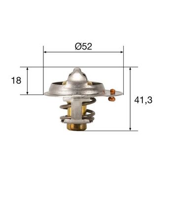 Thermostaat Mahle Original TX 85 82