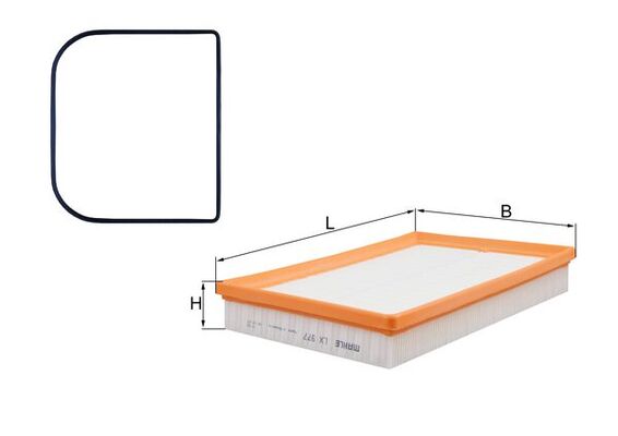 Luchtfilter Mahle Original LX 977D