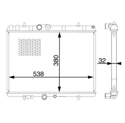 Radiateur Mahle Original CR 1598 000S