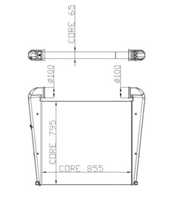 Interkoeler Mahle Original CI 97 000S