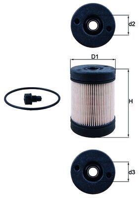 Ureumfilter Mahle Original UX 2D