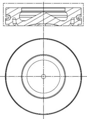 Zuiger Mahle Original 081 PI 00100 000