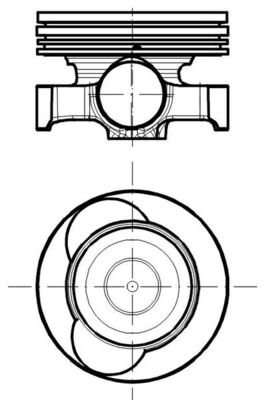 Zuiger Mahle Original 021 PI 00118 100