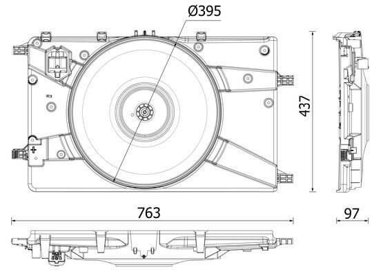 Ventilatorwiel-motorkoeling Mahle Original CFF 546 000P