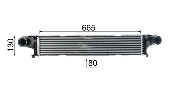 Mahle Original Interkoeler CI 145 000P