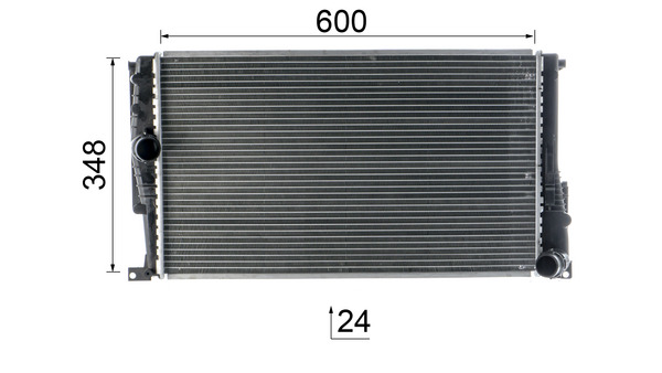 Mahle Original Radiateur CR 824 000P