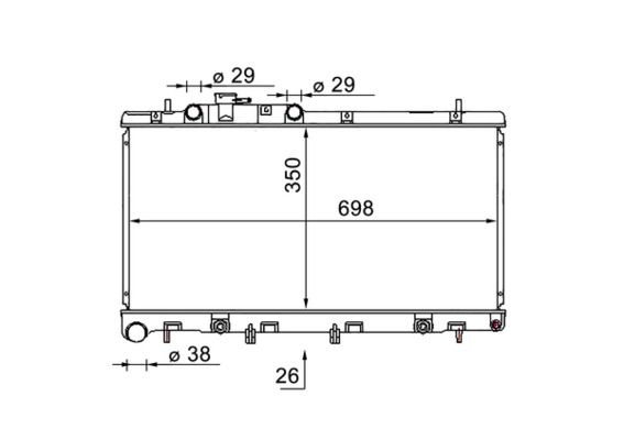 Radiateur Mahle Original CR 1580 000S