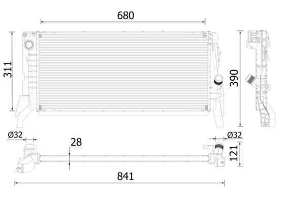 Radiateur Mahle Original CR 2310 000P