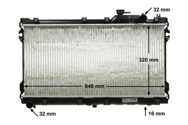Mahle Original Radiateur CR 185 000S