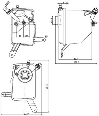 Expansievat Mahle Original CRT 205 000S